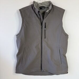 Truewerk Vest Gray Full Zip Performance Workwear Men's M $99